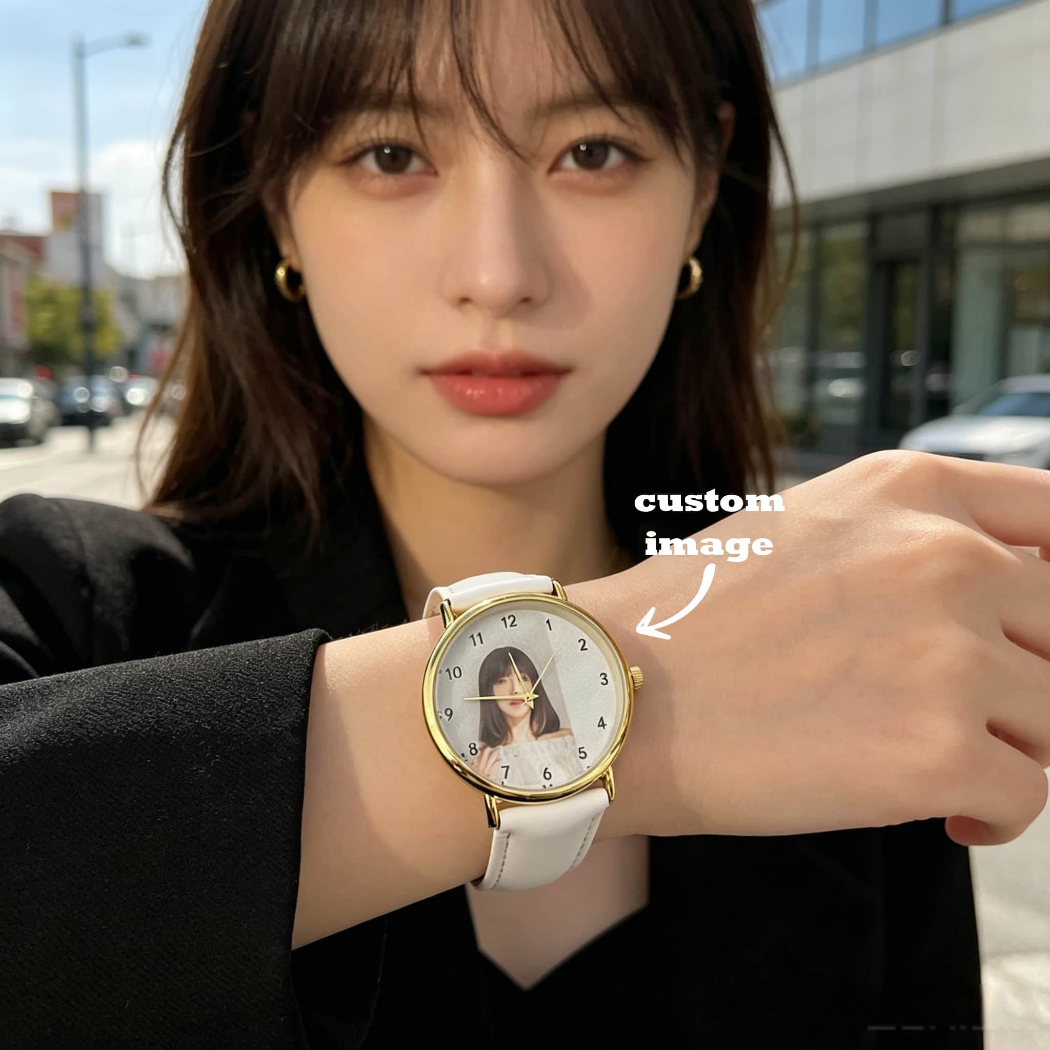 Jewelry Watches Women - Personalized Women Watch Custom Photo Text