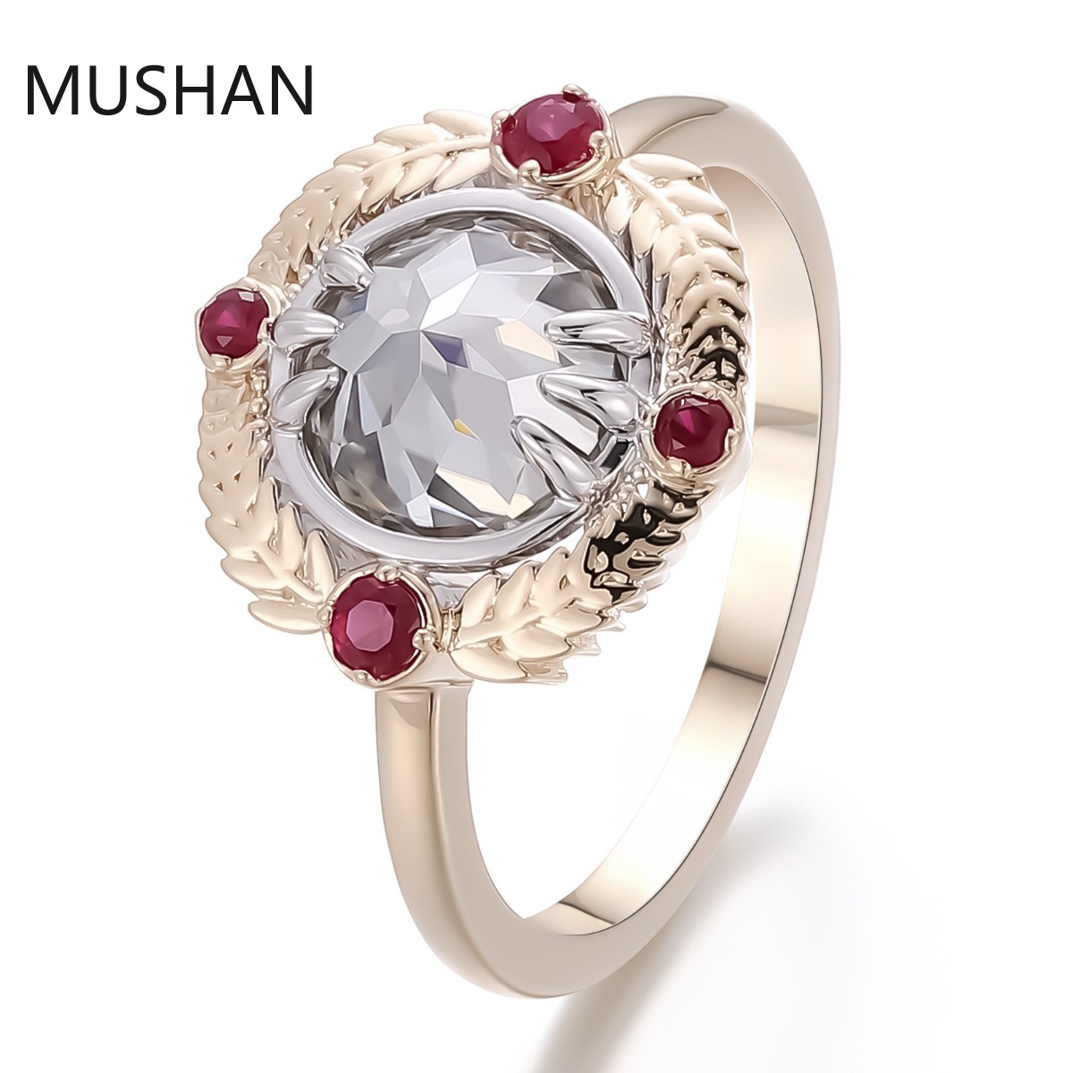 Moissanite Ring - MUSHAN Luxury Custom 14K 18K Gold