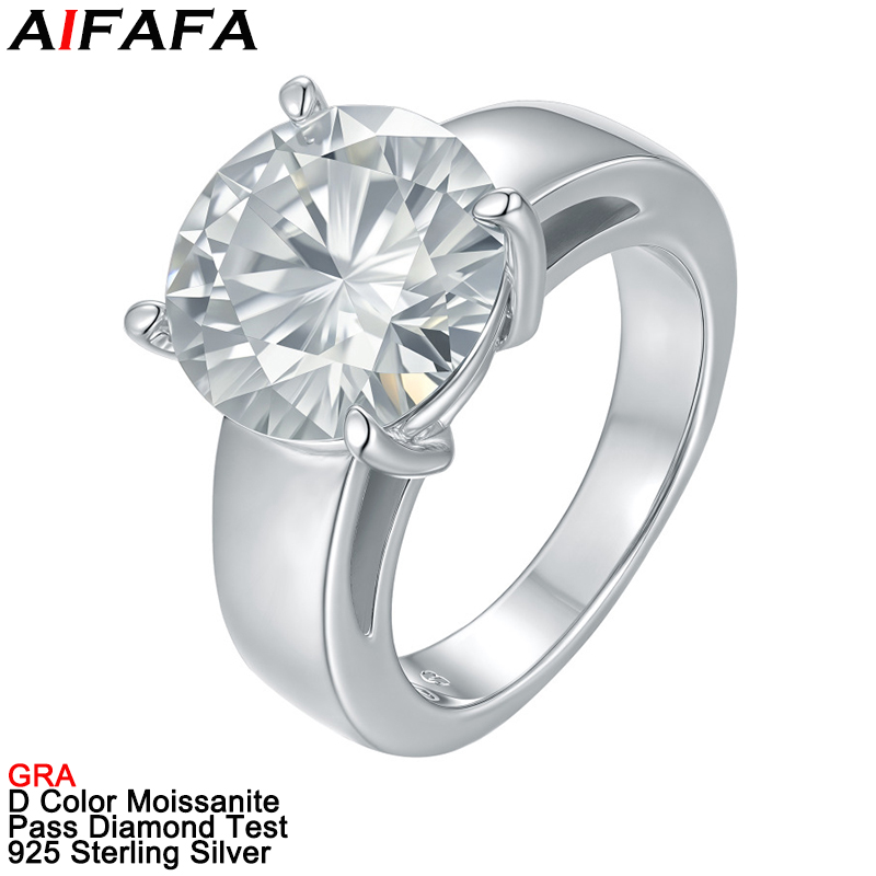 Moissanite Ring - 2 Carat D Color Moissanite Diamond