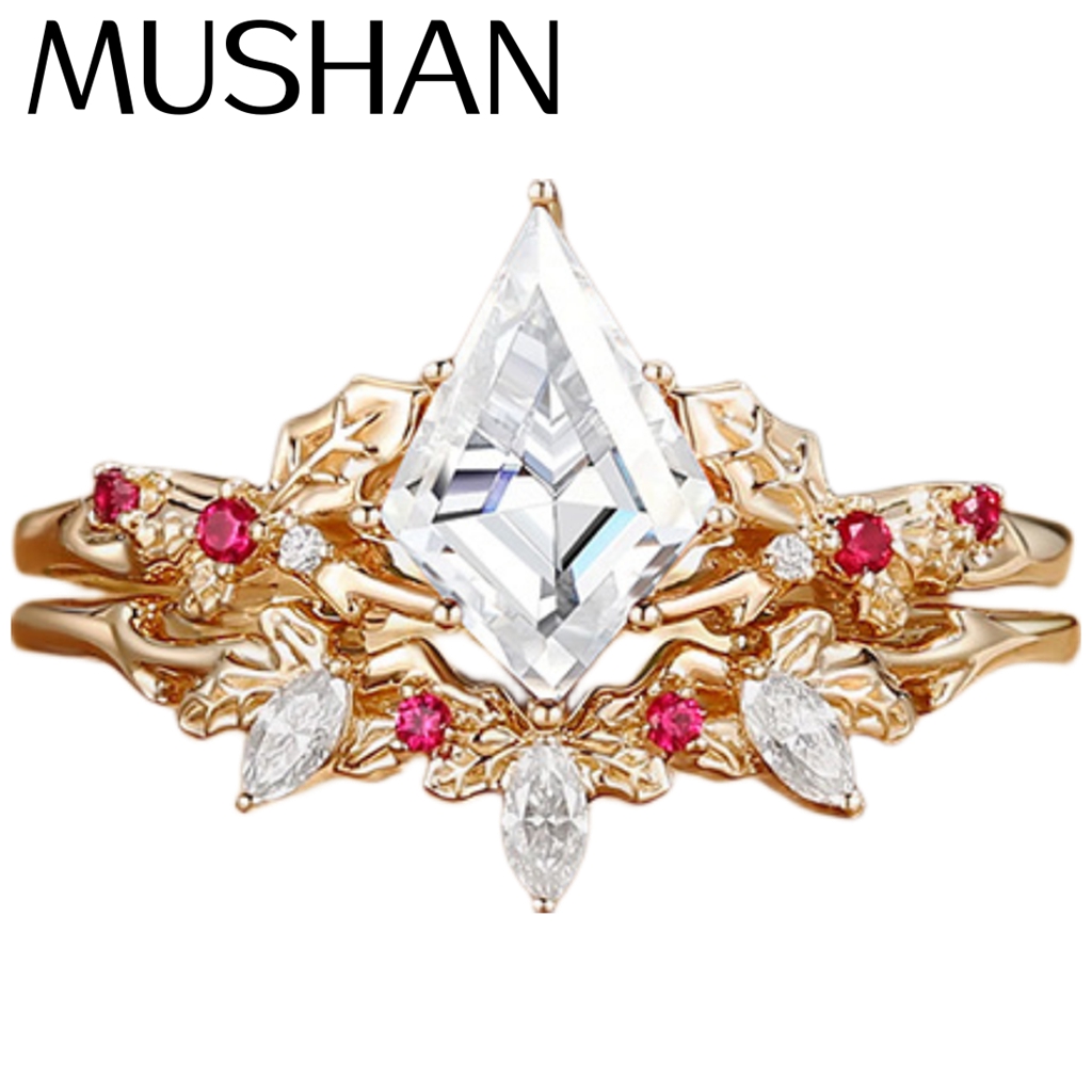 Moissanite Ring - MUSHAN Custom Jewelry 925 Sterling Silver