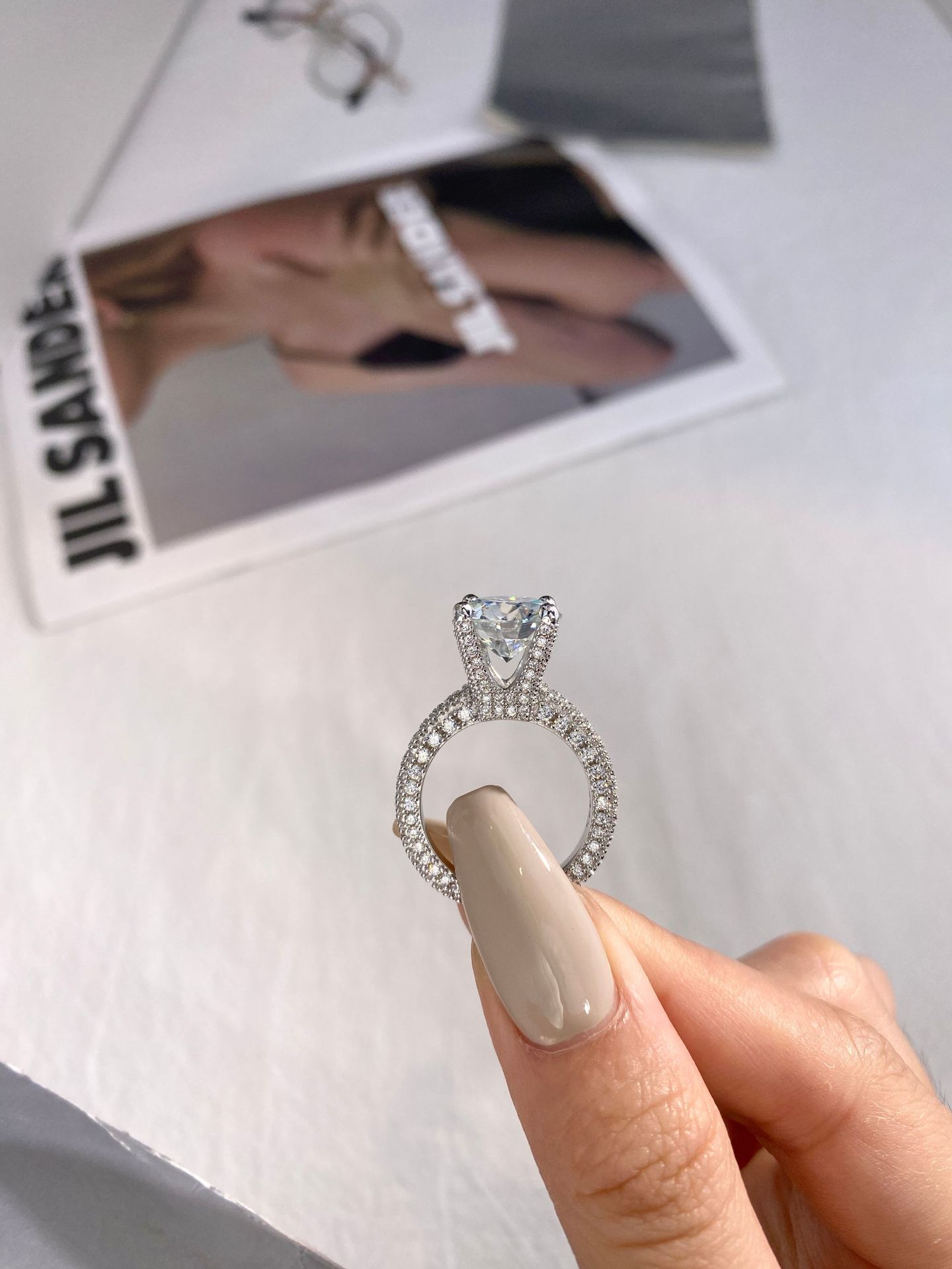 5 Carat Real Moissanite Diamon - огляд і ціна Moissanite Ring