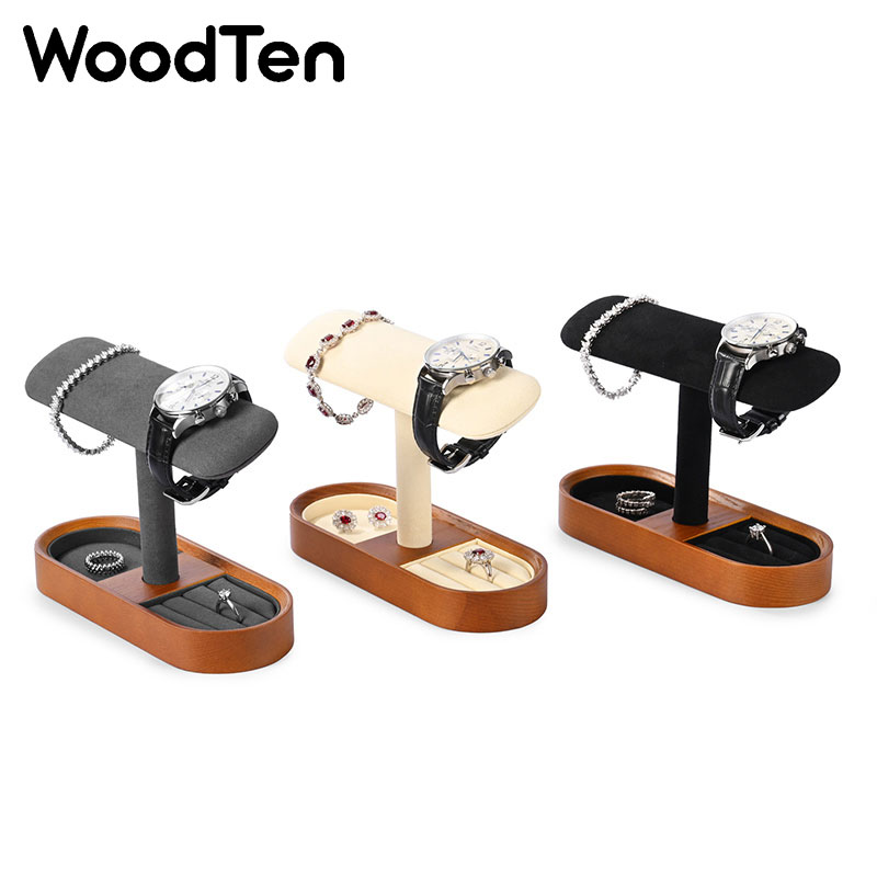 WoodTen Watch Display Stand wi - огляд і ціна Watches Jewelry Holder
