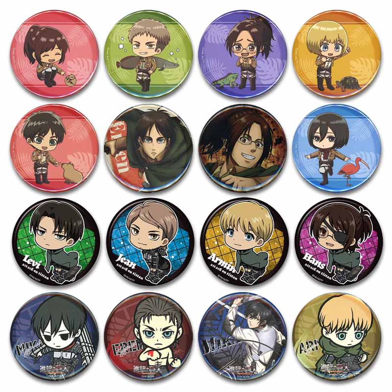 Attack on Titan Lapel Pins Cre - огляд і ціна Levi Jewelry & Watches Inc