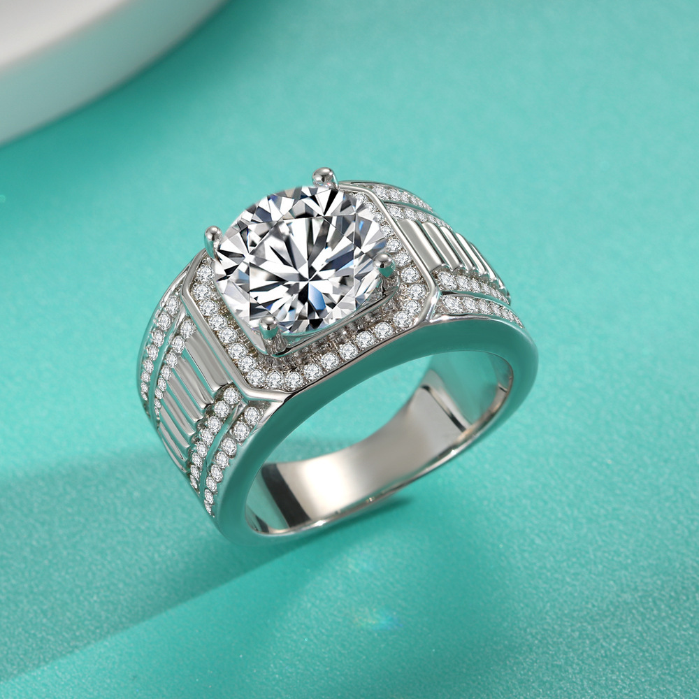 1 2 5 Carat D Color Moissanite - огляд і ціна Moissanite Ring