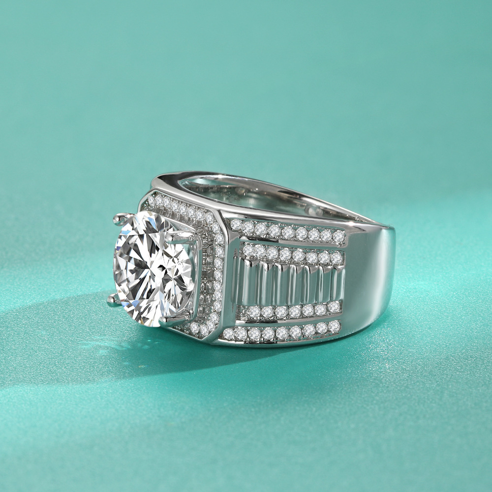 1 2 5 Carat D Color Moissanite - огляд і ціна Moissanite Ring