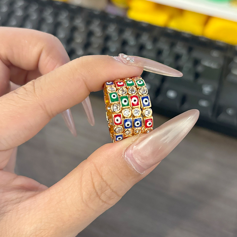 2024 New Colorful Red Pink Blu - огляд і ціна Moissanite Ring