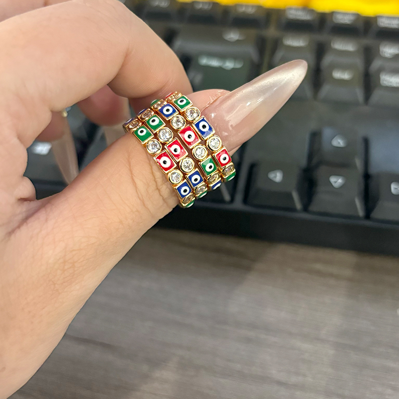 2024 New Colorful Red Pink Blu - огляд і ціна Moissanite Ring