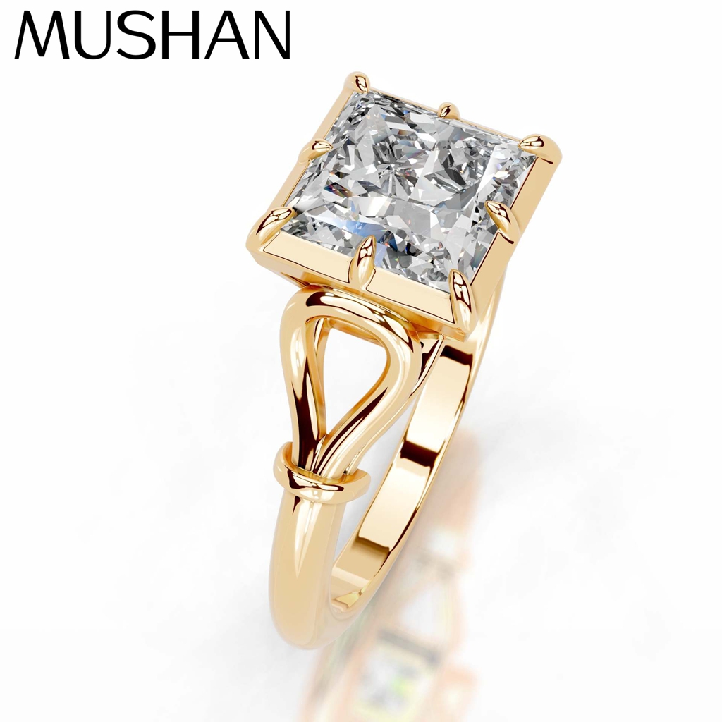 MUSHAN Custom Jewelry 925 Ster - огляд і ціна Moissanite Ring