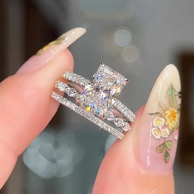 Gold Plated Coppers925Sterling - огляд і ціна Moissanite Ring