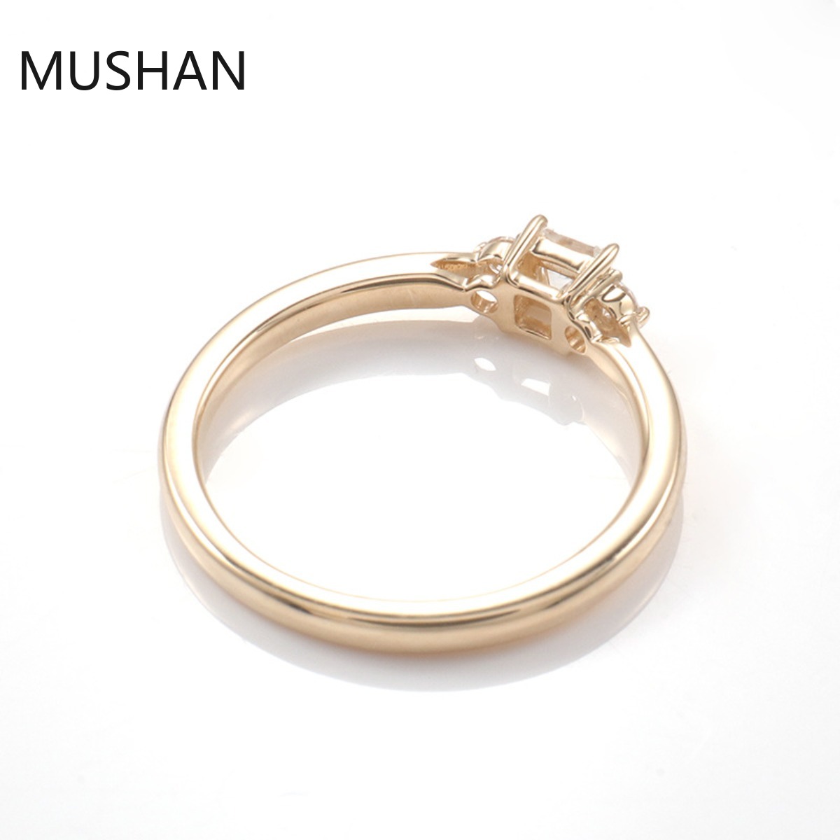 MUSHAN Luxury Custom 14K 18K G - огляд і ціна Moissanite Ring