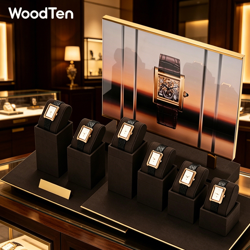 WoodTen Microfibe Watch Stand  - огляд і ціна Watches Jewelry Holder