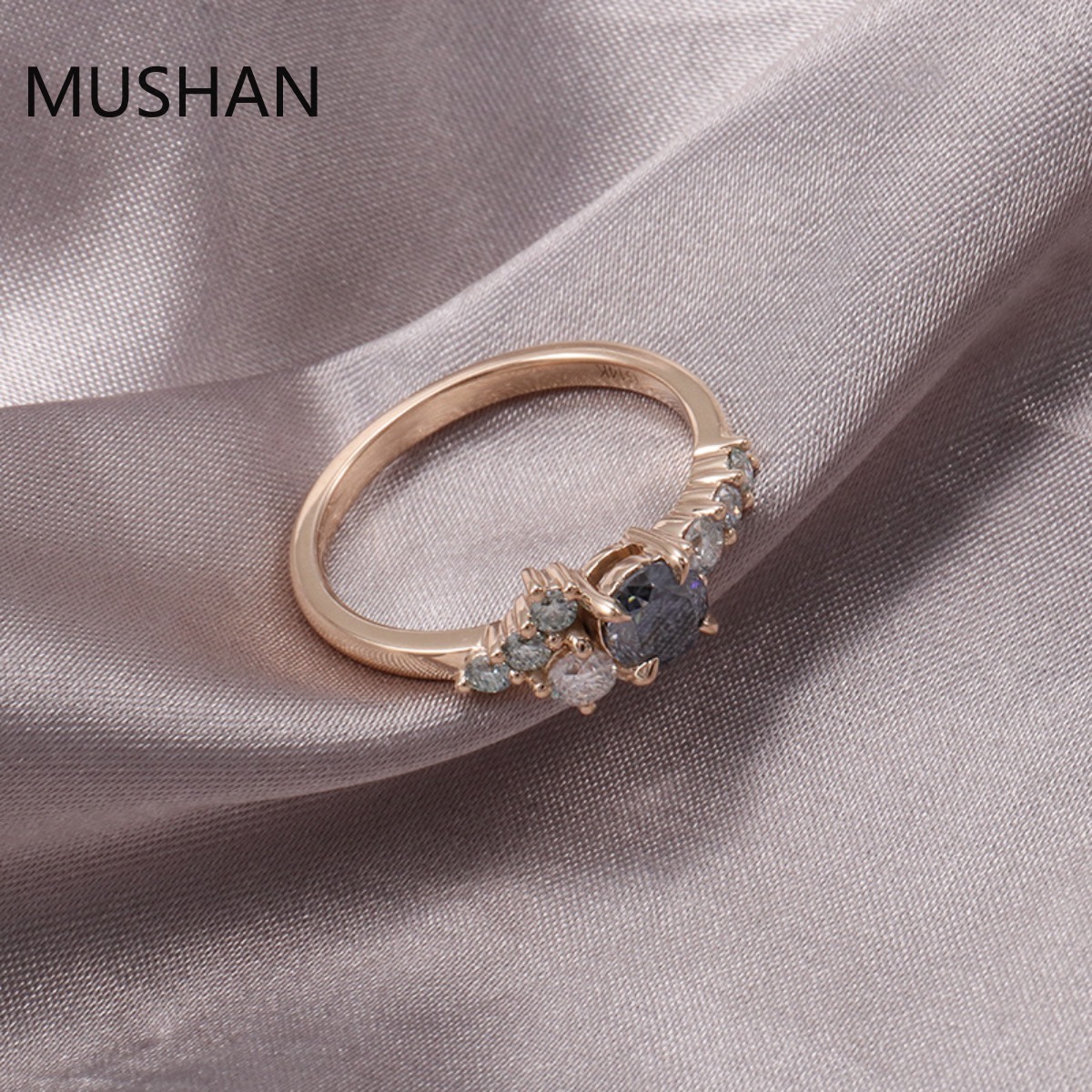MUSHAN Luxury Custom 14K 18K G - огляд і ціна Moissanite Ring