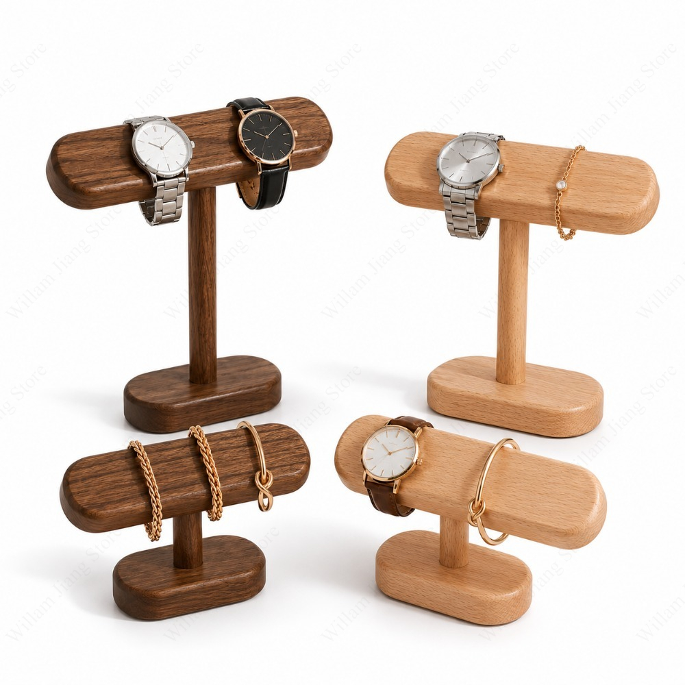 1 PC Wooden Watch Display Stan - огляд і ціна Watches Jewelry Holder