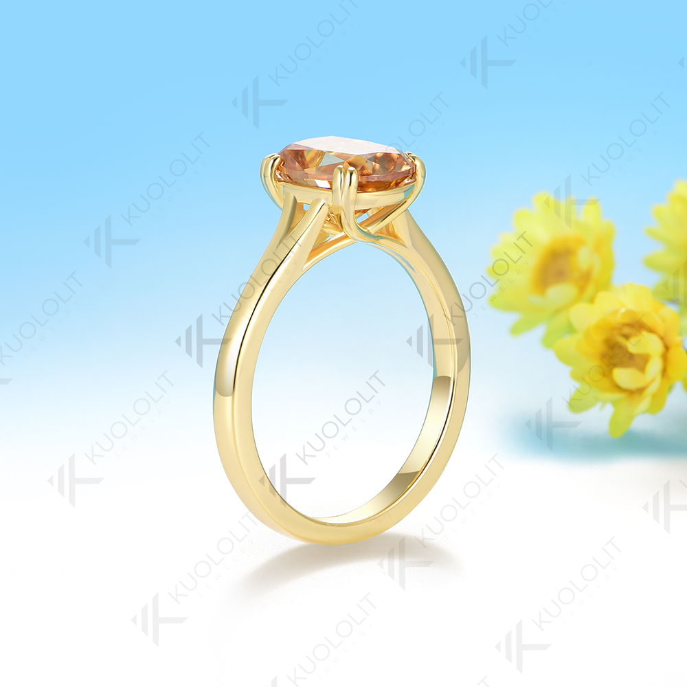 D Color VVS1 3CT OMC Cut Champ - огляд і ціна Moissanite Ring