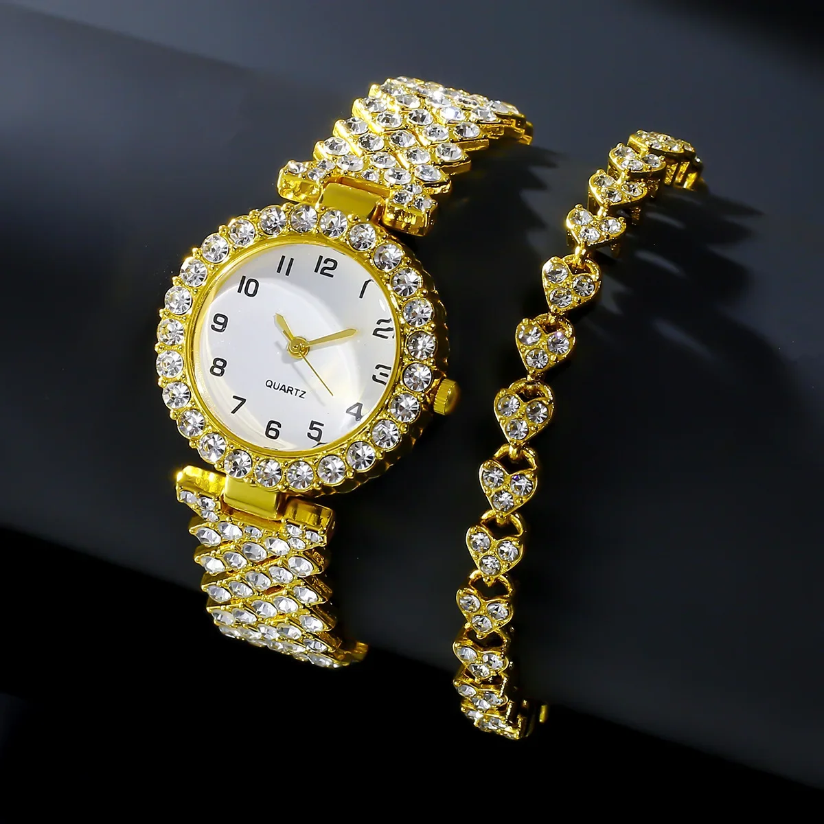 1pcs/2pcs Luxury Fashion Women - огляд і ціна Jewelry Watches Women