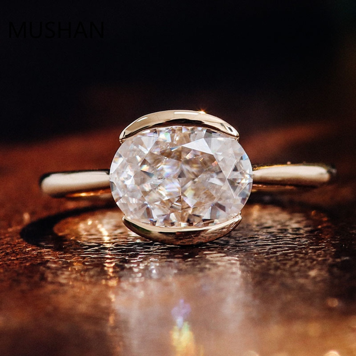 MUSHAN Luxury Custom Designer  - огляд і ціна Moissanite Ring