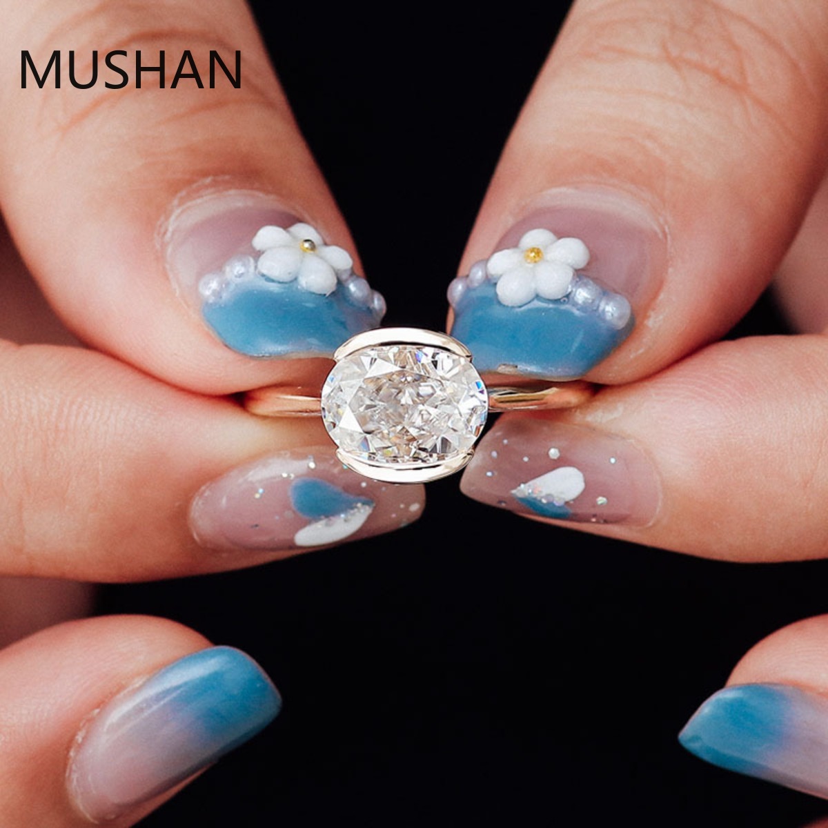 MUSHAN Luxury Custom Designer  - огляд і ціна Moissanite Ring