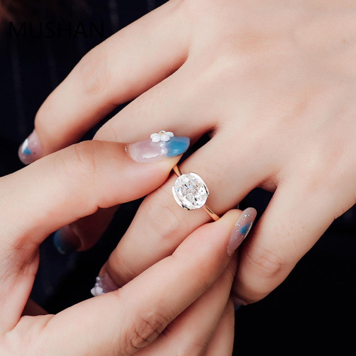 MUSHAN Luxury Custom Designer  - огляд і ціна Moissanite Ring