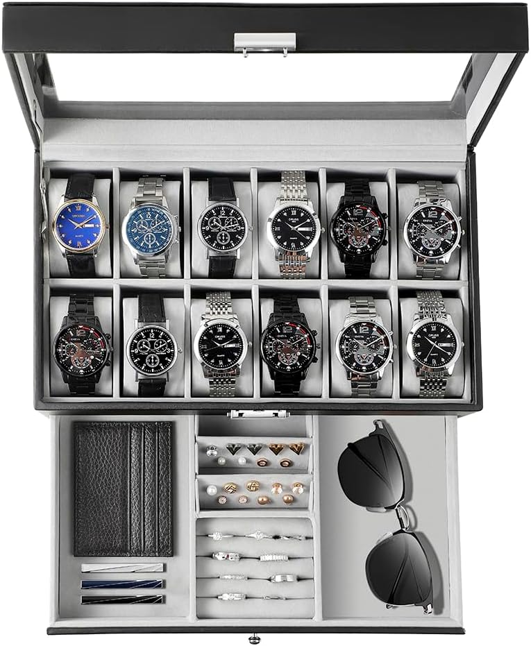 Watch Box Organizer for Men Gi - огляд і ціна Jewelry Watches Men
