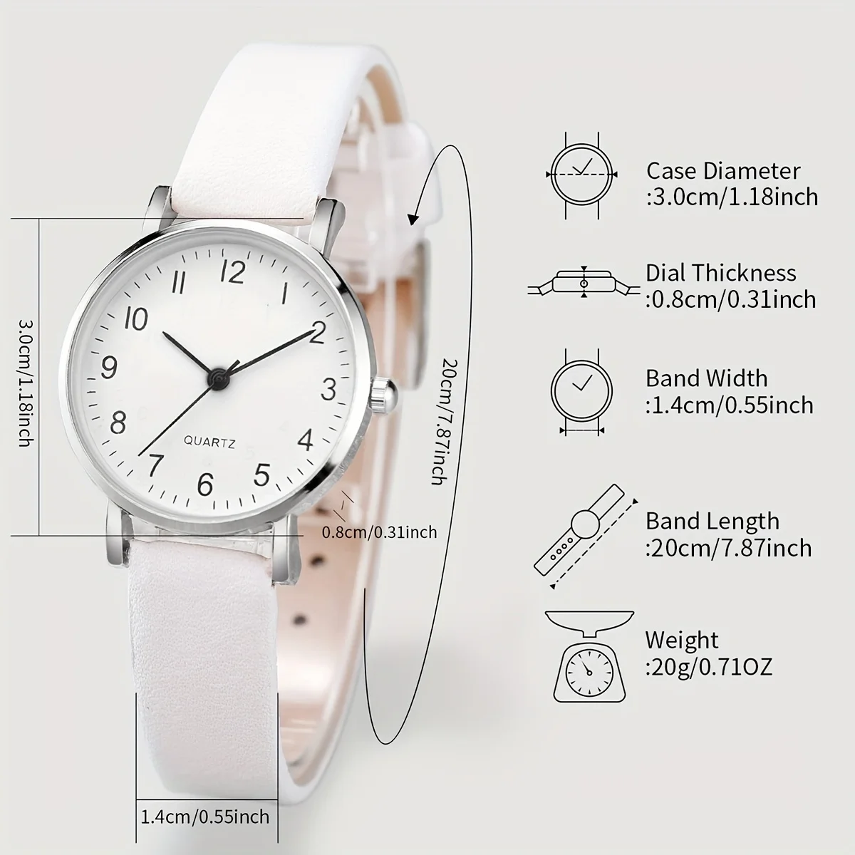 2pcs/set Casual Fashion Quartz - огляд і ціна Jewelry Watches Women