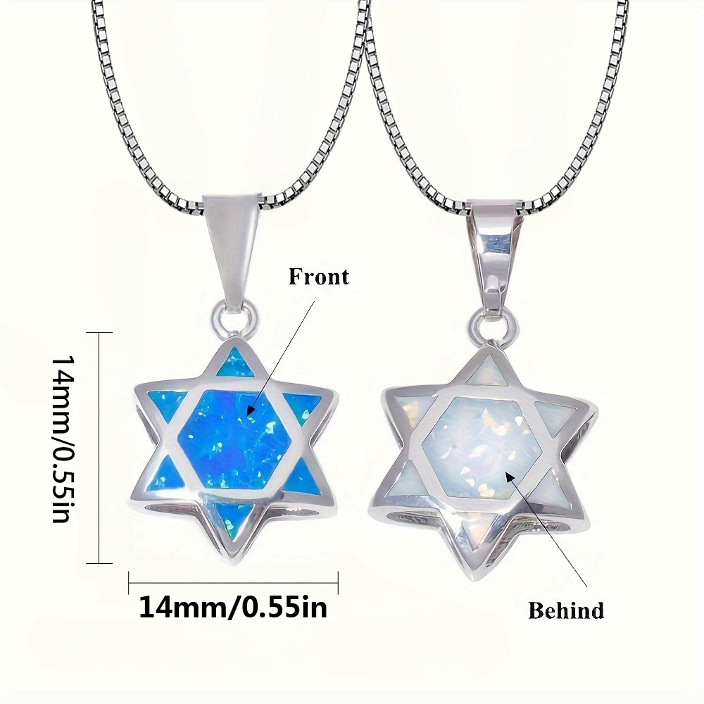 Star of David Opal Pendant Nec - огляд і ціна The Jewelry & Watches