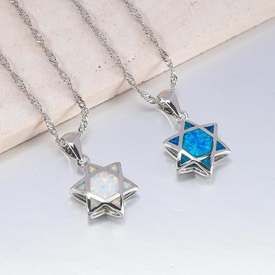 Star of David Opal Pendant Nec - огляд і ціна The Jewelry & Watches