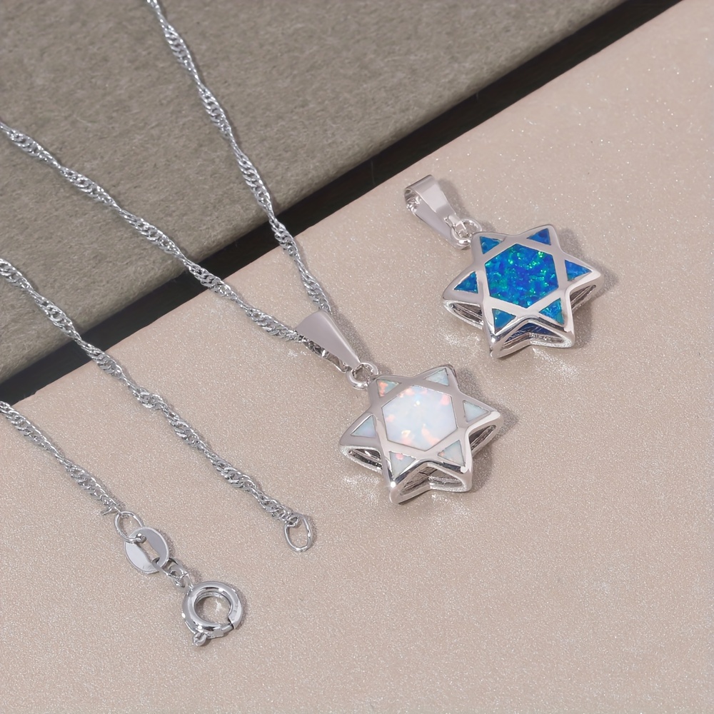 Star of David Opal Pendant Nec - огляд і ціна The Jewelry & Watches