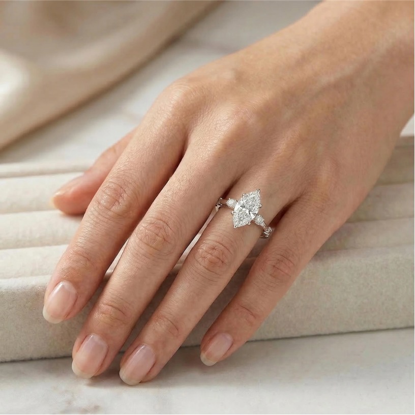 MUSHAN Custom Jewelry 925 Ster - огляд і ціна Moissanite Ring