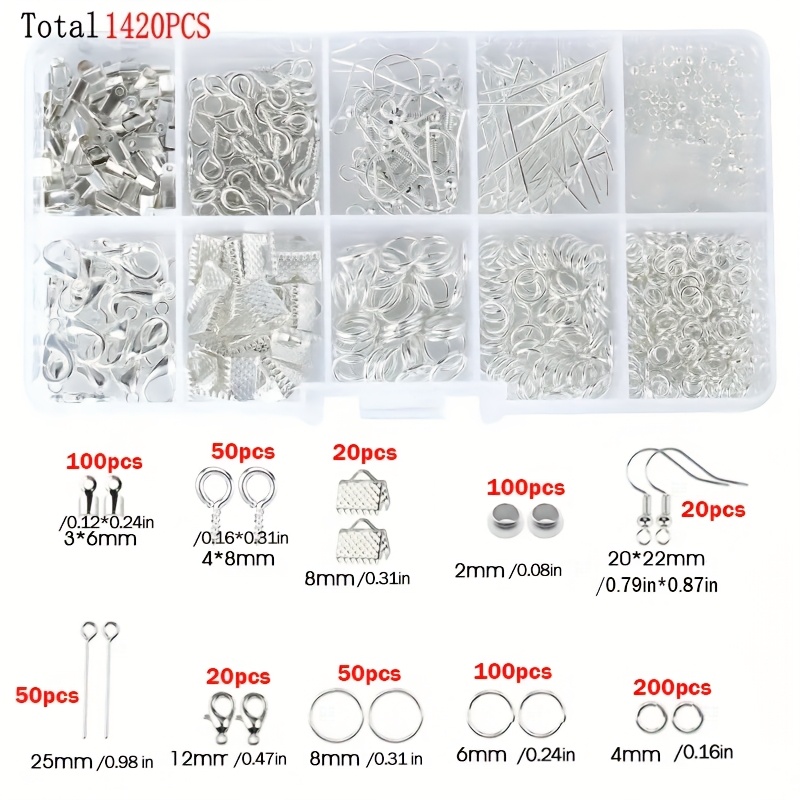 1420pcs 1box Jewelry Findings  - огляд і ціна Jewelry Repair & Watches Durham Nc