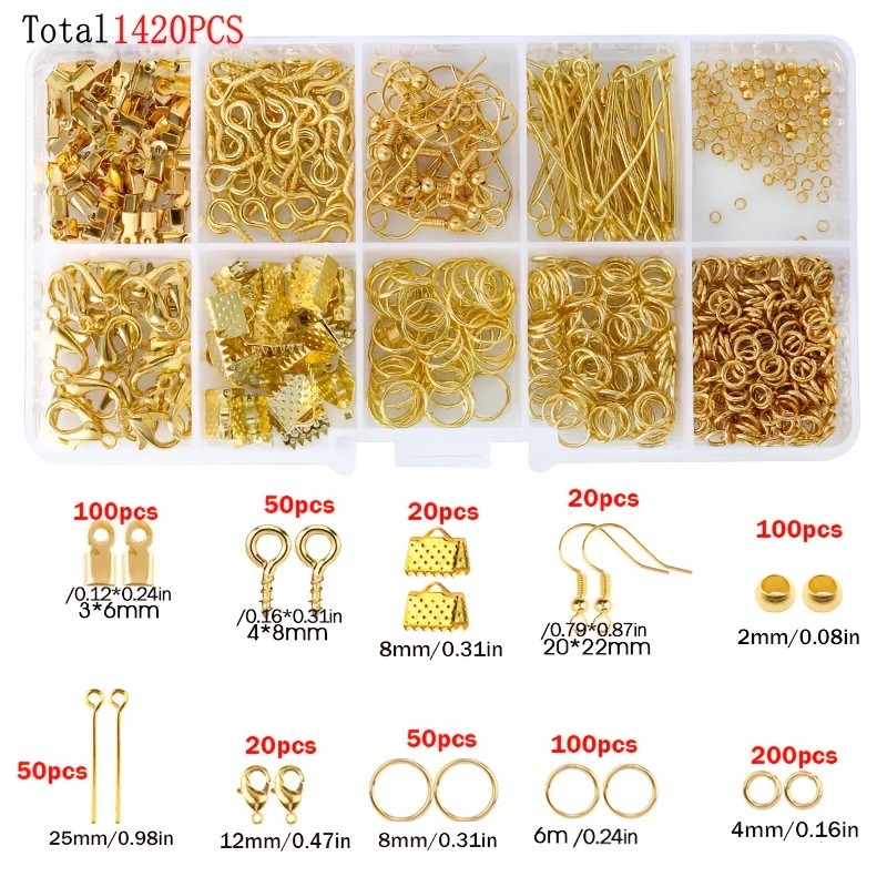 1420pcs 1box Jewelry Findings  - огляд і ціна Jewelry Repair & Watches Durham Nc
